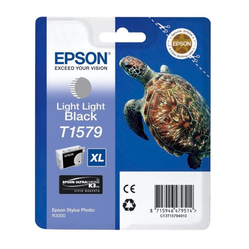 Cartouche d'encre original Epson 1579 Gris Clair Tortue