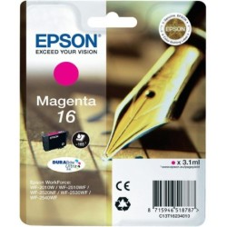 Cartouche d'encre original Epson 16 Magenta Stylo plume
