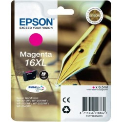 Cartouche d'encre original Epson 16 XL Magenta Stylo plume