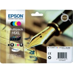 Pack cartouches d'encre original Epson 16 XL Multicouleur Stylo plume