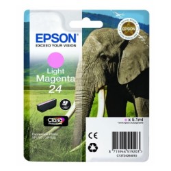 Cartouche d'encre original Epson 24 Magenta Clair Elephant