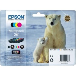 Pack cartouches d'encre original Epson 26 Multicouleur Ours polaire