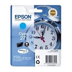 Cartouche d'encre original Epson 27 Cyan Reveil