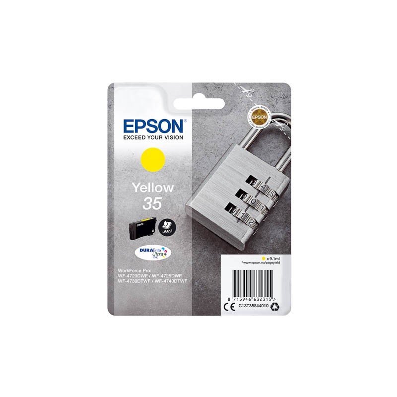 Cartouche d'encre original Epson 35 Jaune Cadenas