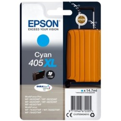 Cartouche d'encre original Epson 405 XL Cyan Valise