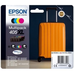 Pack cartouches d'encre original Epson 405 XL Multicouleur Valise