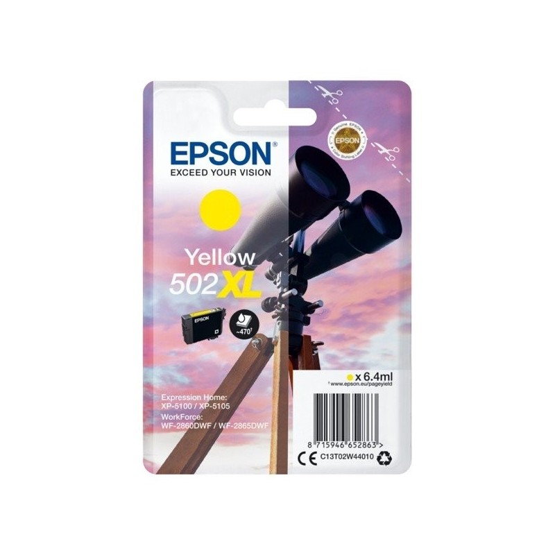 Cartouche d'encre original Epson 502 XL Jaune Jumelles