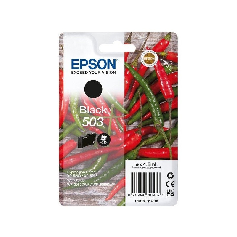 Cartouche d'encre original Epson 503 Noir Piments