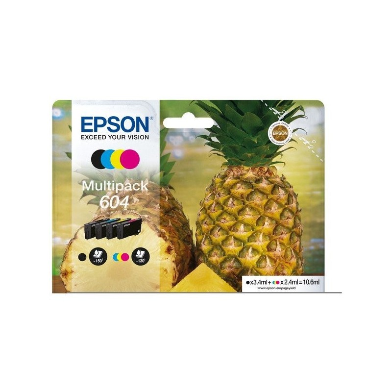 Pack cartouches d'encre original Epson 604 Multicouleur Ananas