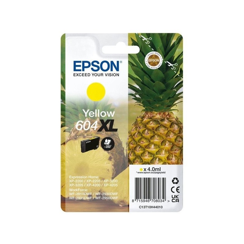 Cartouche d'encre original Epson 604 XL Jaune Ananas