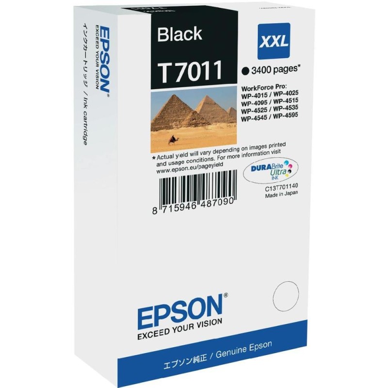 Cartouche d'encre original Epson 7011 Noir Pyramides