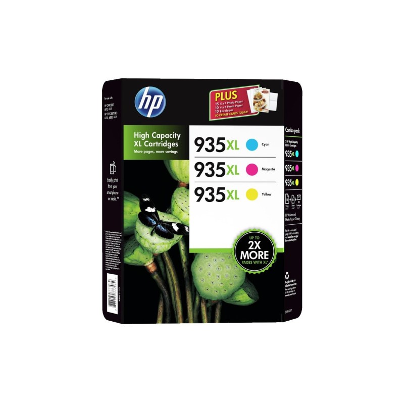 Pack cartouches d'encre original HP 935 XL 934 XL Multicouleur