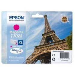 Cartouche d'encre original Epson 7023 Magenta Tour Eiffel