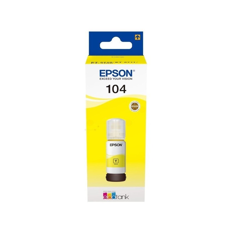 Bouteille d'encre original Epson 104 Jaune