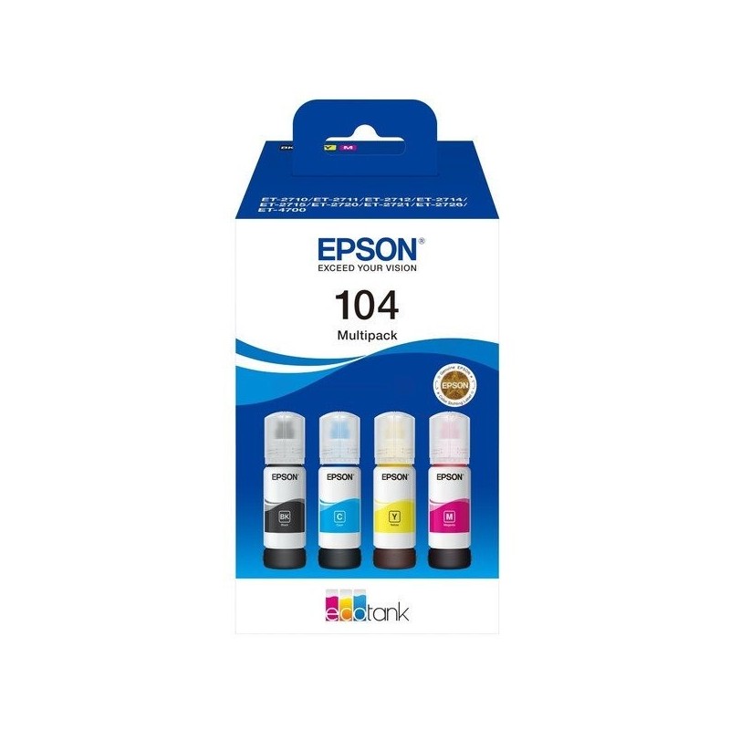 Bouteille d'encre original Epson 104 Multicouleur