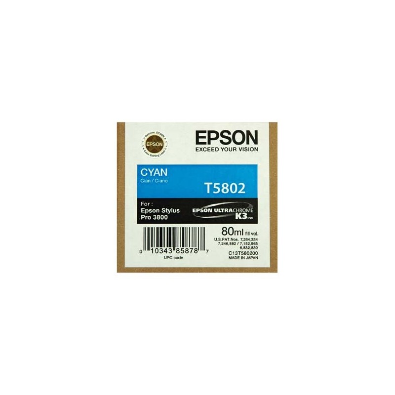 Cartouche d'encre original Epson 5802 Cyan