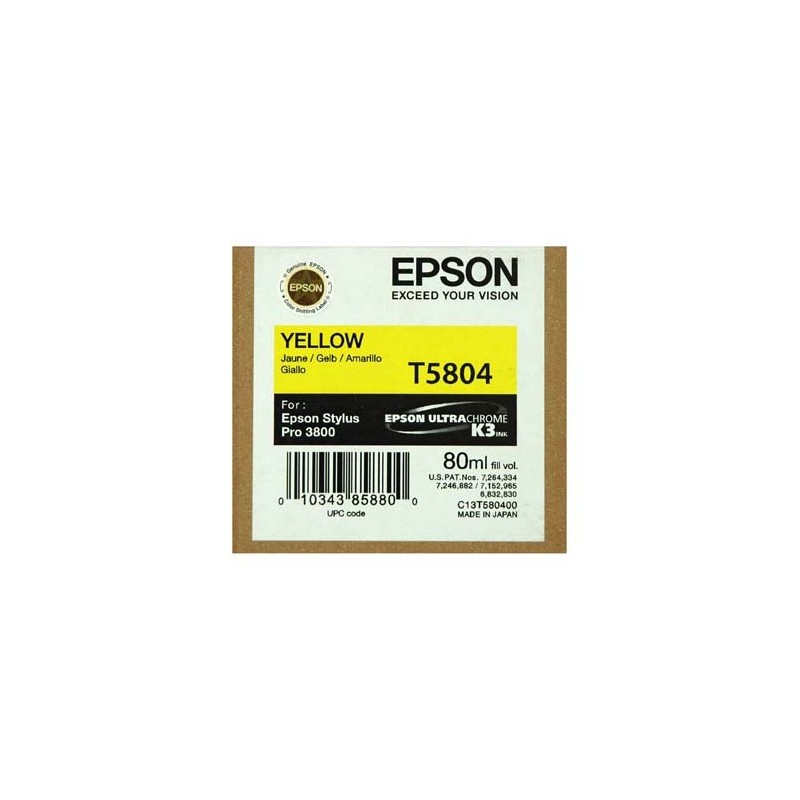 Cartouche d'encre original Epson 5804 Jaune