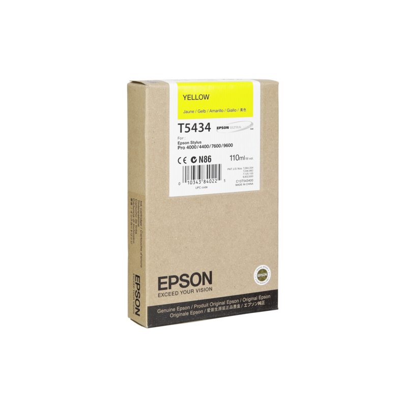 Cartouche d'encre original Epson 5434 Jaune