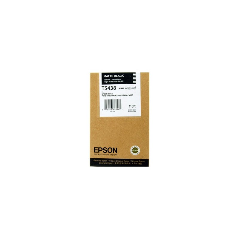 Cartouche d'encre original Epson 5438 Noir Mat