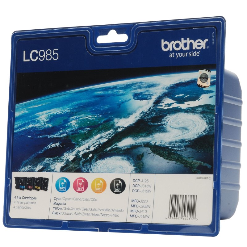 Pack cartouches d'encre original Brother 985 Multicouleur