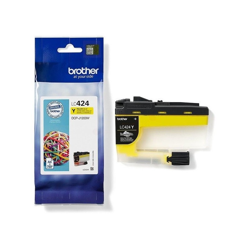 Cartouche d'encre original Brother 424 Jaune