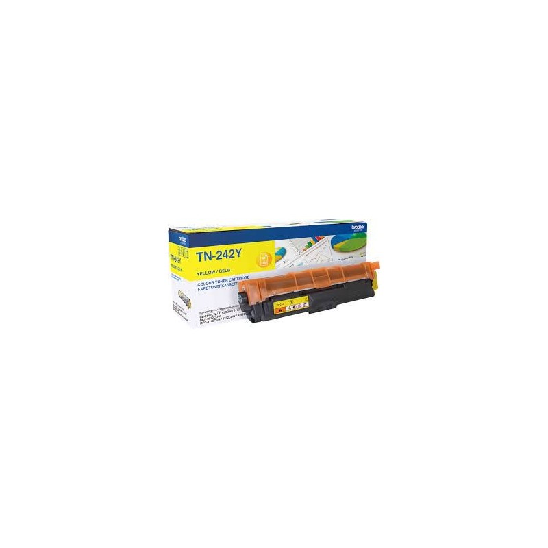 Toner original Brother 242 Jaune