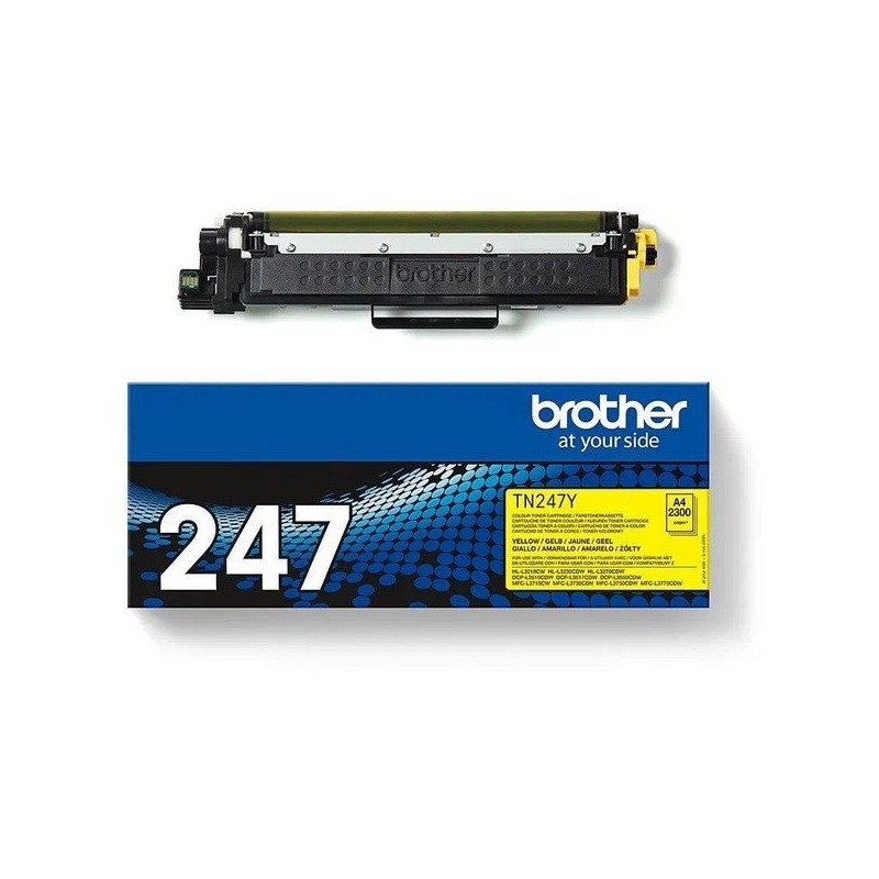 Toner original Brother 247 Jaune