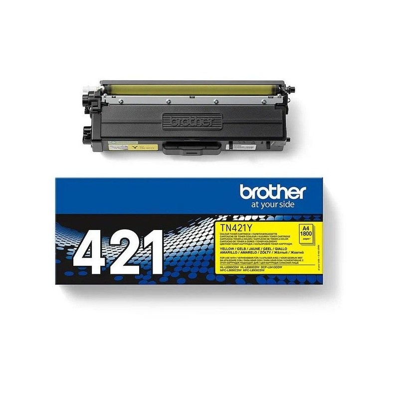 Toner original Brother 421 Jaune