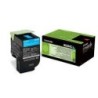 Toner original Lexmark 802H Cyan