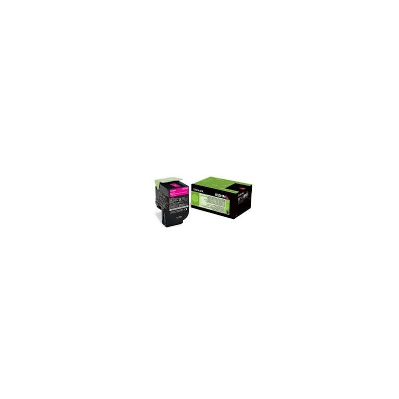 Toner original Lexmark 802H Magenta