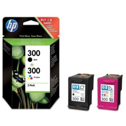 Pack cartouches d'encre original HP 300 Multicouleur