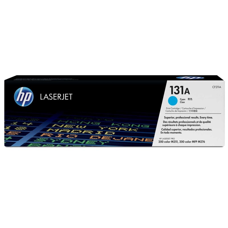 Toner original HP 130A Cyan