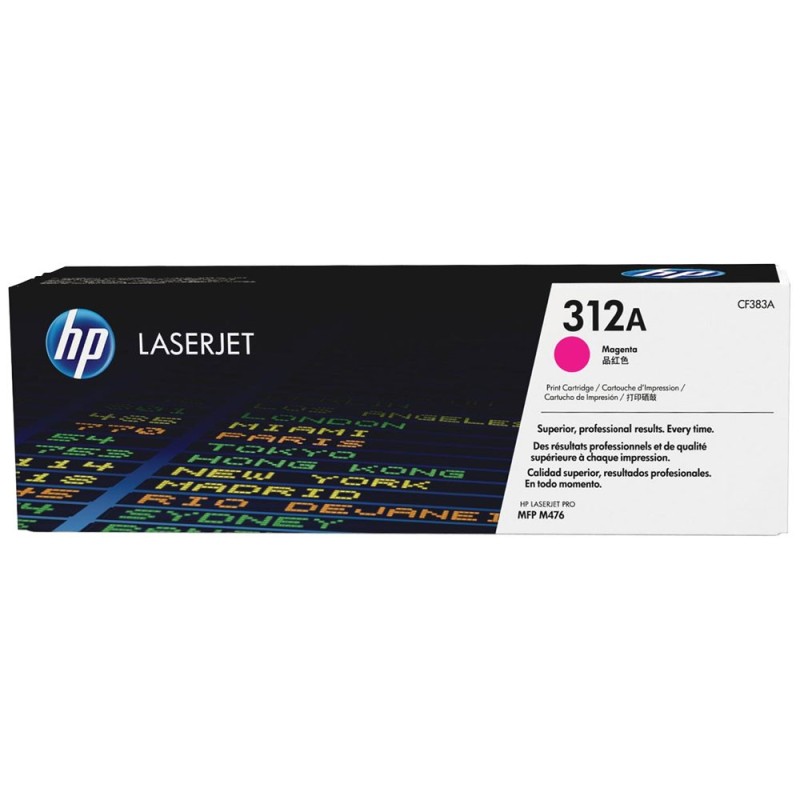 Toner original HP 312A Magenta