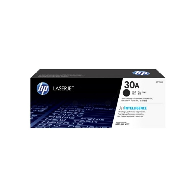 Toner original HP 30A Noir