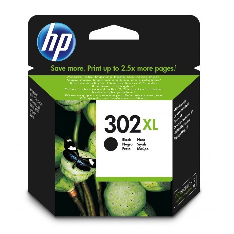 Cartouche d'encre original HP 302 XL Noir