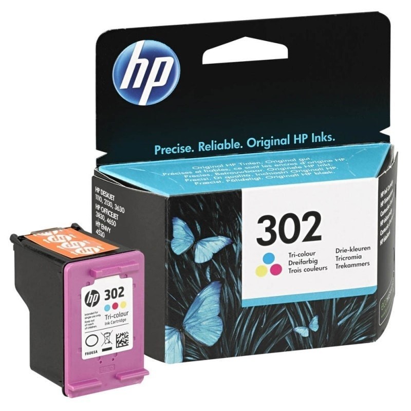 Cartouche d'encre original HP 302L Tricolore