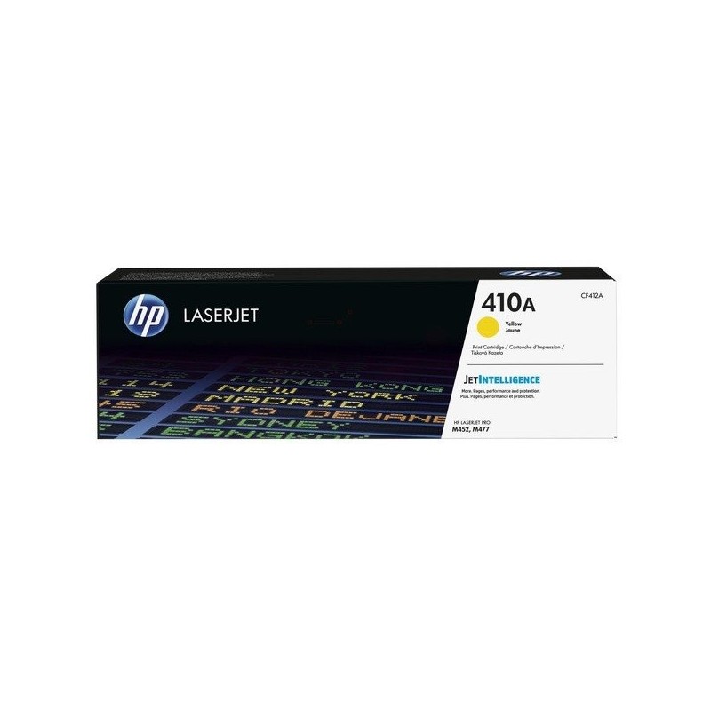 Toner original HP 410A Jaune