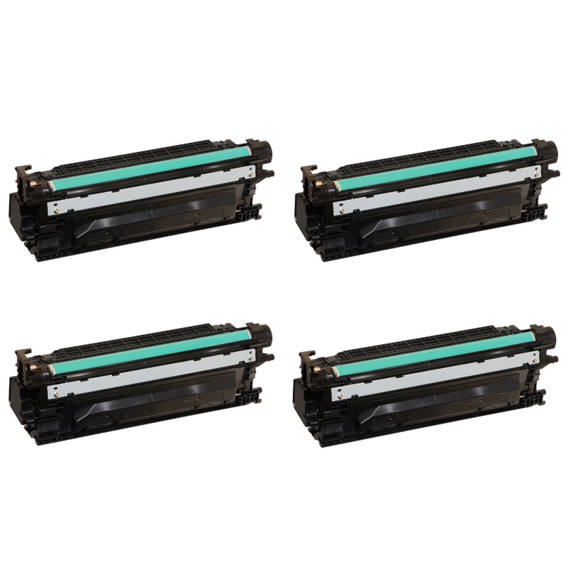 Pack Toner compatible HP 304A Canon 718 Multicouleur