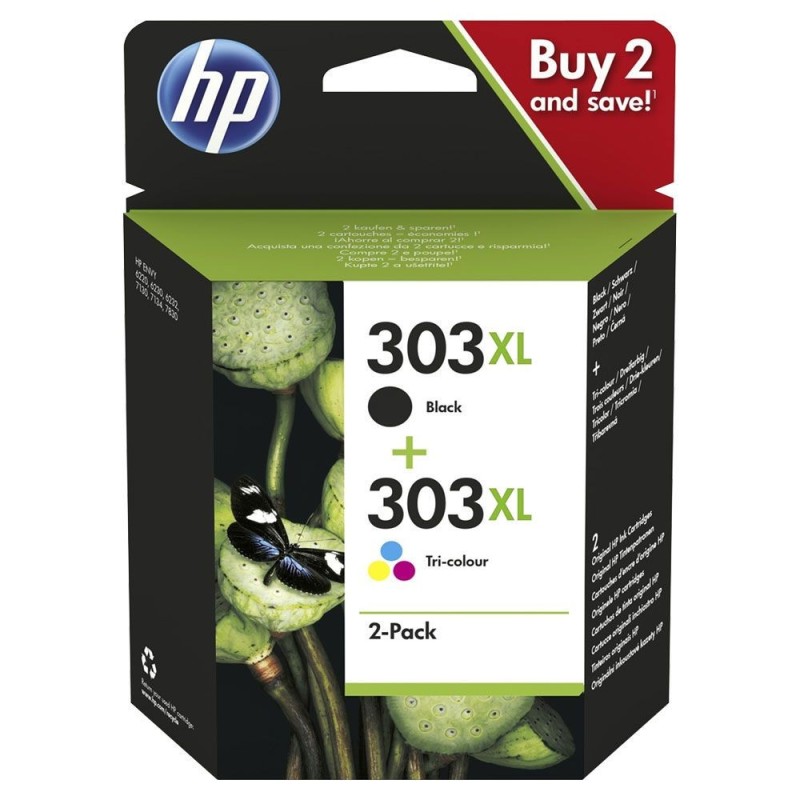 Pack cartouches d'encre original HP 303 XL Multicouleur