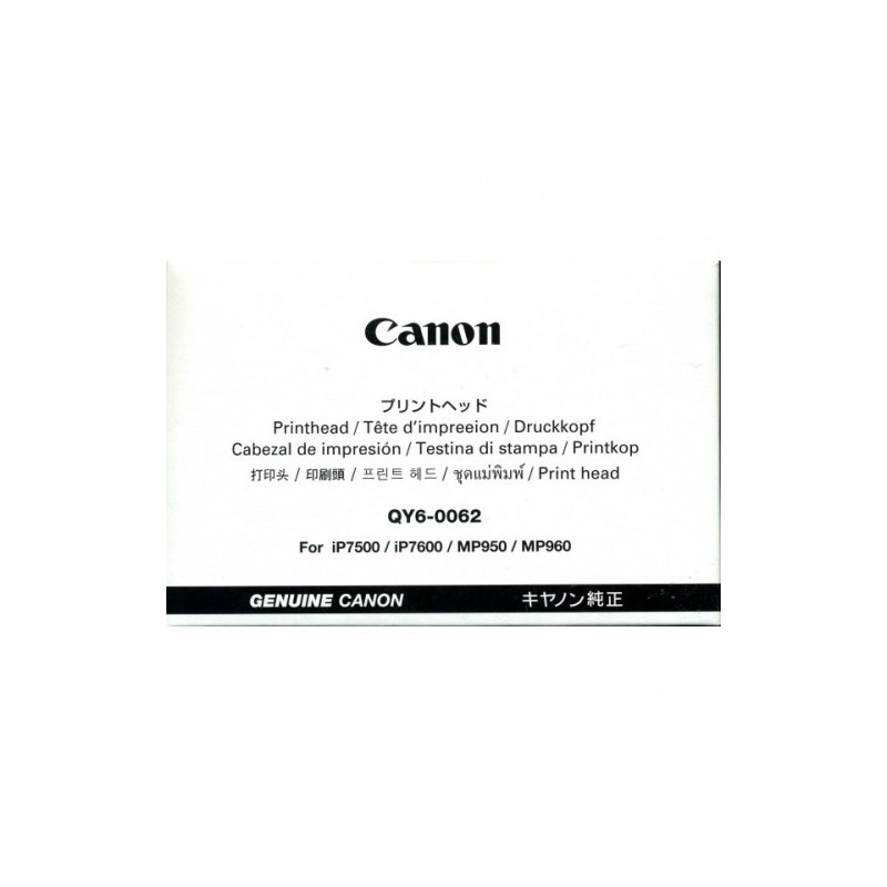 Tete d'impression original Canon 62 Multicouleur