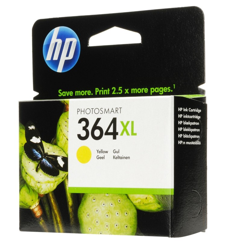 Cartouche d'encre original HP 364 XL Jaune