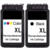 Pack cartouches d'encre compatible Canon 545 546 XL Multicouleur PG 545 CL 546XL
