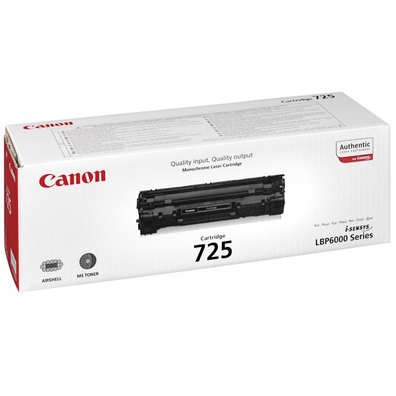 Toner original Canon 725 Noir