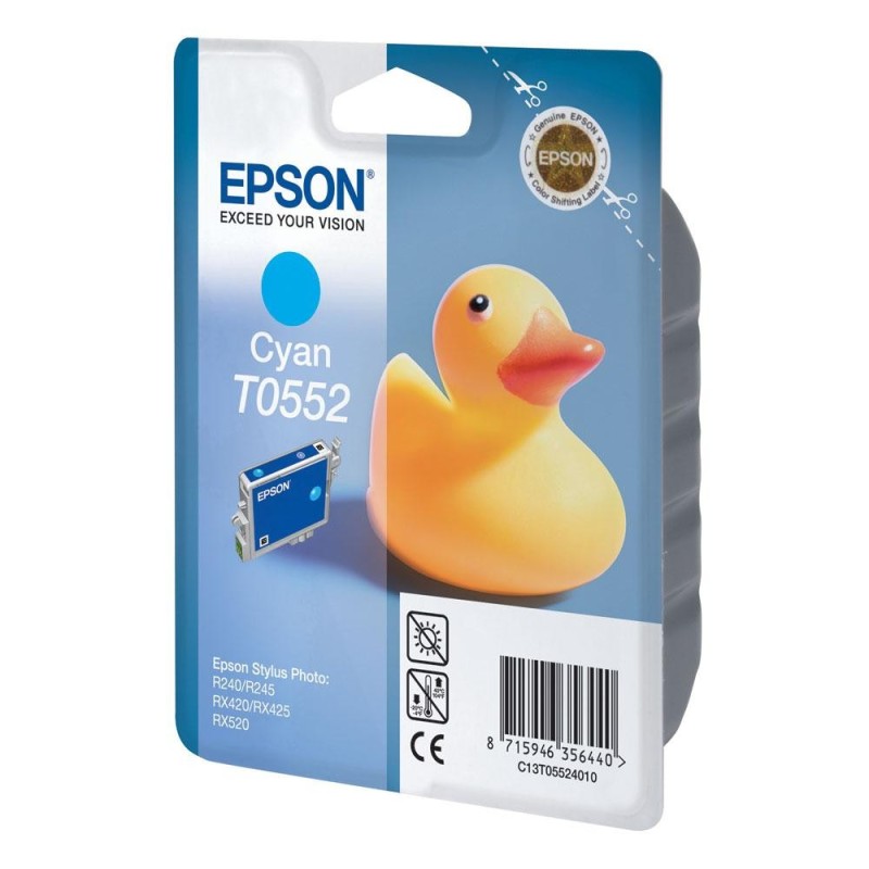 Cartouche d'encre original Epson 552 Cyan Canard