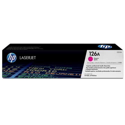 Cartouche de toner magenta HP CE313A d'origine - 126A