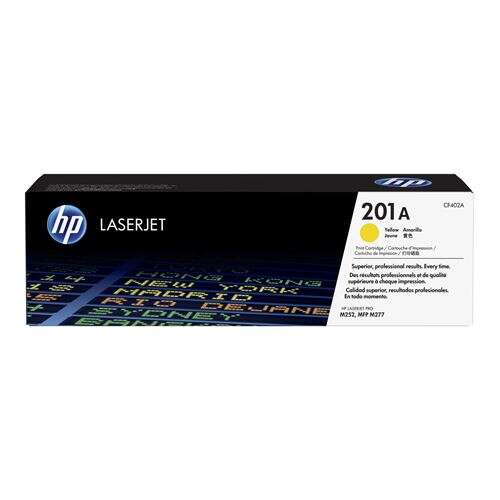 Cartouche de toner jaune HP CF402A d'origine - 201A