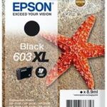 Cartouche d'encre noire originale Epson 603XL - C13T03A14010