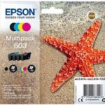Lot de 4 cartouches d'encre originales Epson 603 - C13T03U64010