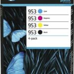 HP 953 Pack de 4 cartouche d'encre authentique - 6ZC69AE