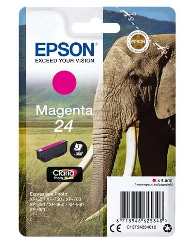 125658_1.jpg Cartouche d'encre magenta originale Epson T2423 (24) - C13T24234012 – Image 1